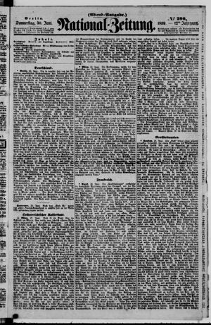 Nationalzeitung vom 30.06.1859