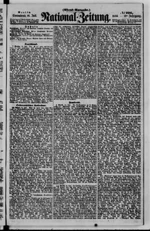 Nationalzeitung vom 16.07.1859
