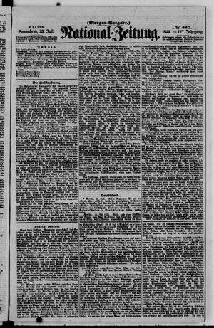 Nationalzeitung vom 23.07.1859