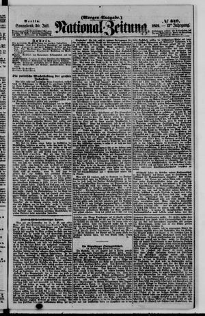 Nationalzeitung vom 30.07.1859
