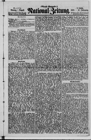 Nationalzeitung vom 01.08.1859