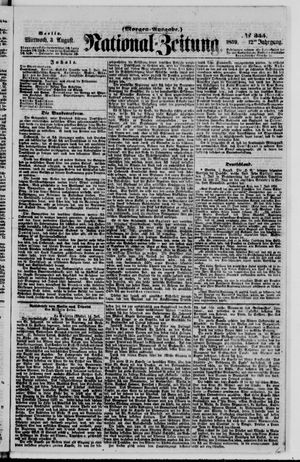 National-Zeitung vom 03.08.1859