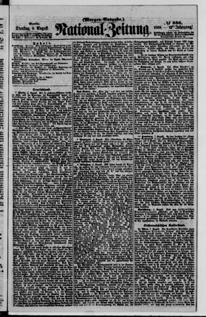 Nationalzeitung vom 09.08.1859