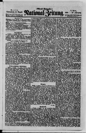 Nationalzeitung vom 13.08.1859