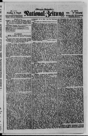 Nationalzeitung vom 16.08.1859