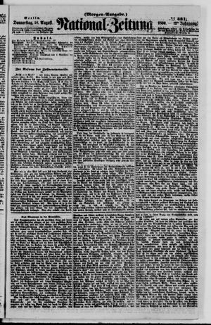 Nationalzeitung vom 18.08.1859
