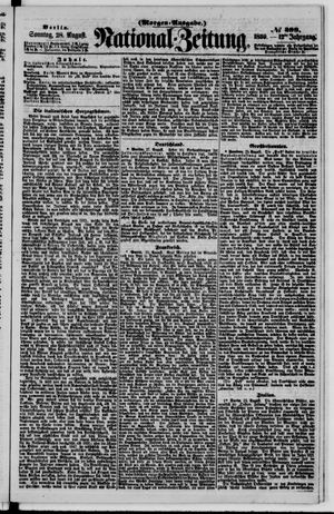Nationalzeitung vom 28.08.1859