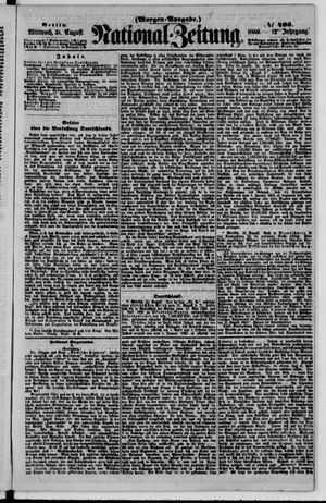 Nationalzeitung on Aug 31, 1859