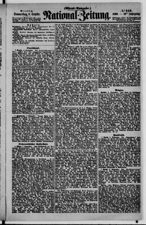 Nationalzeitung vom 08.09.1859