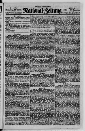 Nationalzeitung on Sep 22, 1859