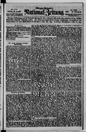Nationalzeitung on Sep 23, 1859