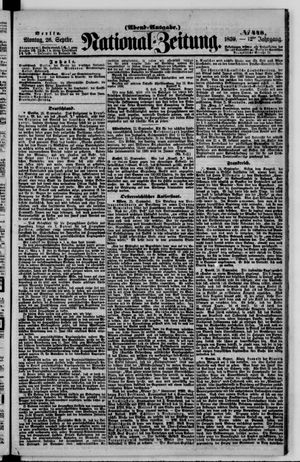 Nationalzeitung on Sep 26, 1859