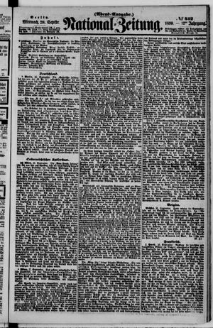 Nationalzeitung on Sep 28, 1859