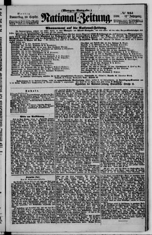 Nationalzeitung on Sep 29, 1859