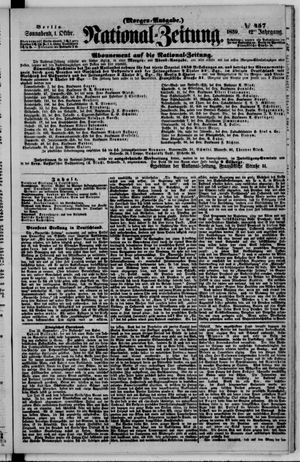 Nationalzeitung on Oct 1, 1859