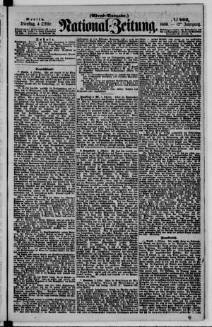 Nationalzeitung vom 04.10.1859