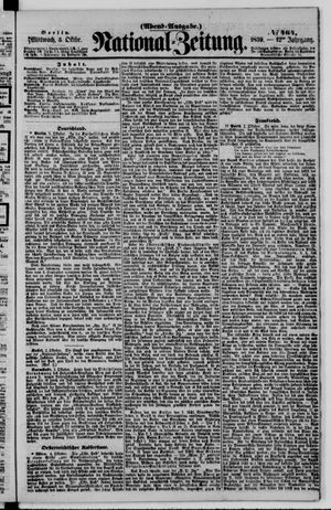 Nationalzeitung vom 05.10.1859