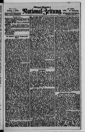 Nationalzeitung vom 07.10.1859