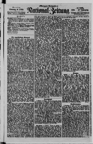 Nationalzeitung vom 16.10.1859