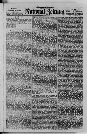 Nationalzeitung vom 19.10.1859
