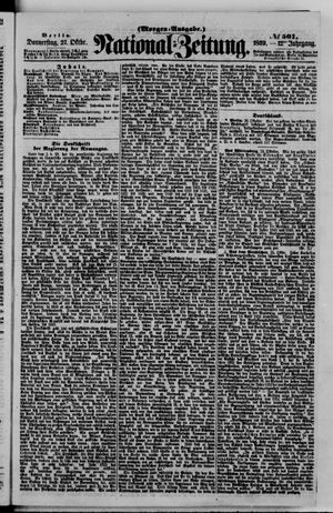 Nationalzeitung vom 27.10.1859