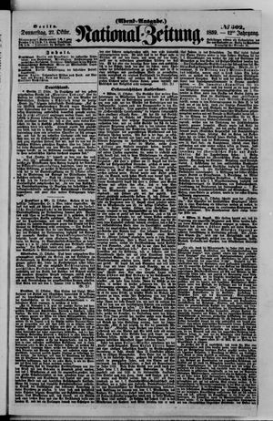 Nationalzeitung vom 27.10.1859