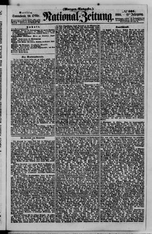National-Zeitung vom 29.10.1859