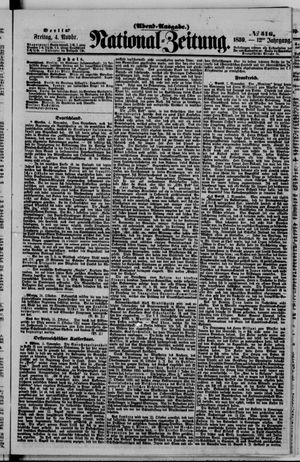 Nationalzeitung vom 04.11.1859