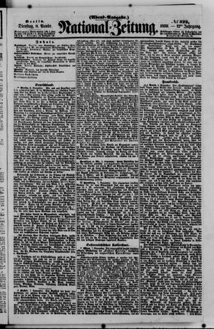 Nationalzeitung vom 08.11.1859
