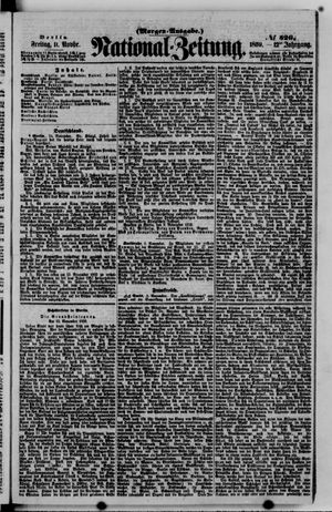 Nationalzeitung vom 11.11.1859