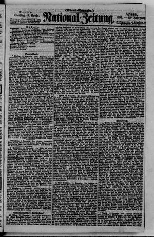 Nationalzeitung vom 15.11.1859