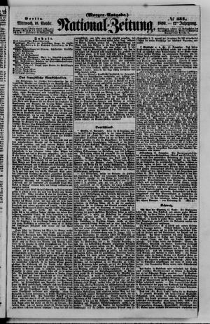 Nationalzeitung vom 16.11.1859