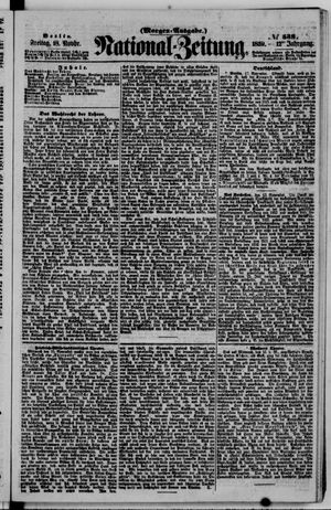 Nationalzeitung vom 18.11.1859