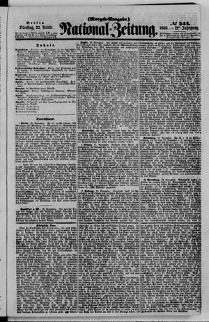 Nationalzeitung on Nov 22, 1859