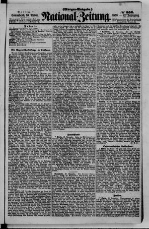 National-Zeitung vom 26.11.1859