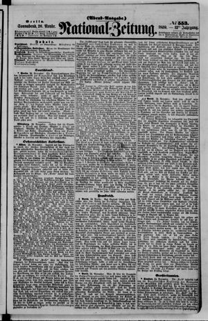 National-Zeitung vom 26.11.1859