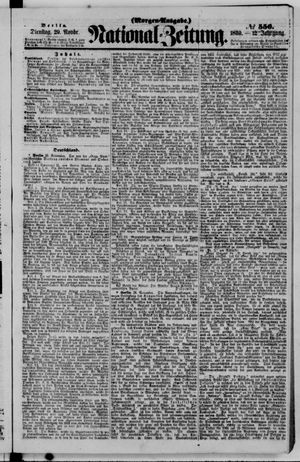 Nationalzeitung vom 29.11.1859