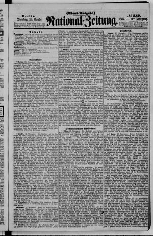 Nationalzeitung vom 29.11.1859