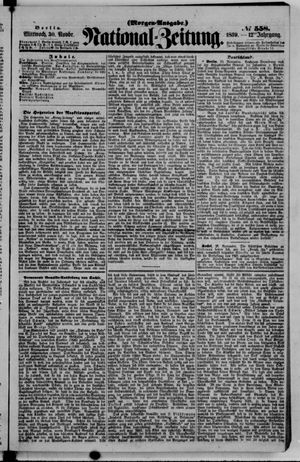 Nationalzeitung vom 30.11.1859