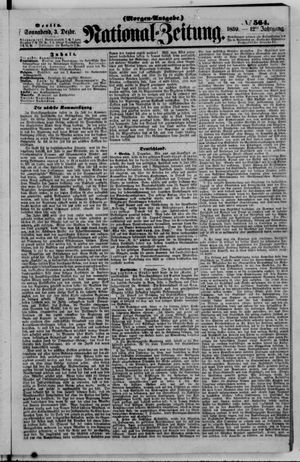 Nationalzeitung vom 03.12.1859