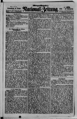 Nationalzeitung vom 10.12.1859