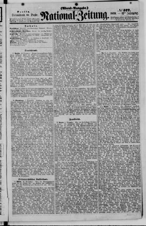 Nationalzeitung vom 10.12.1859