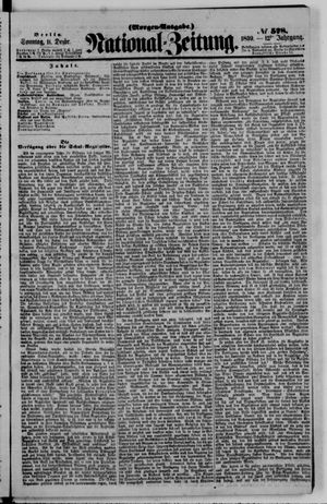 Nationalzeitung vom 11.12.1859