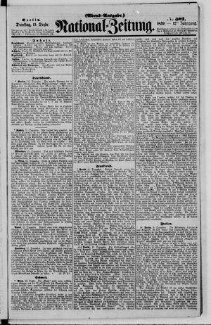 Nationalzeitung on Dec 13, 1859