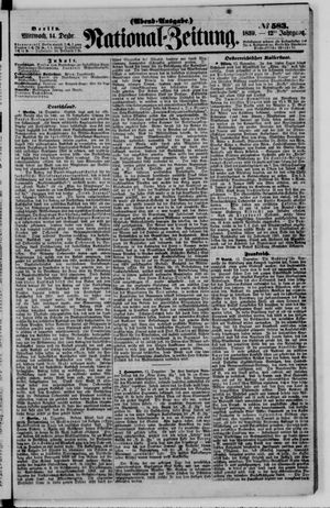 Nationalzeitung vom 14.12.1859