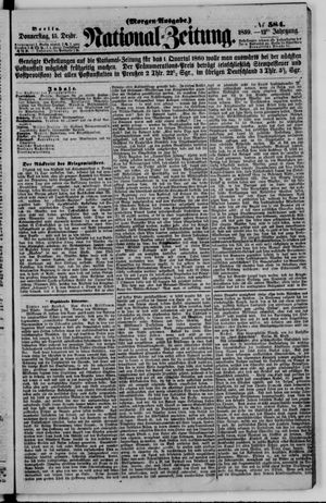 Nationalzeitung vom 15.12.1859