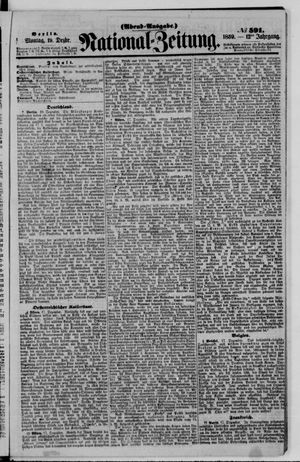 Nationalzeitung vom 19.12.1859