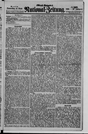 Nationalzeitung vom 22.12.1859