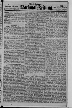 Nationalzeitung vom 29.12.1859