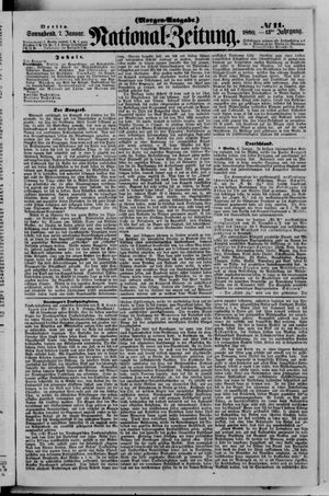 Nationalzeitung vom 07.01.1860